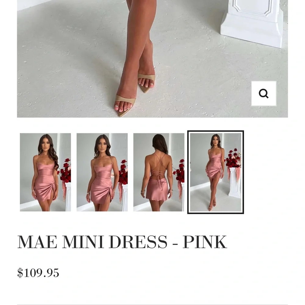 Babyboo MAE MINI DRESS - PINK - Picture 7 of 7